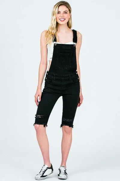 Overall Bermuda shorts