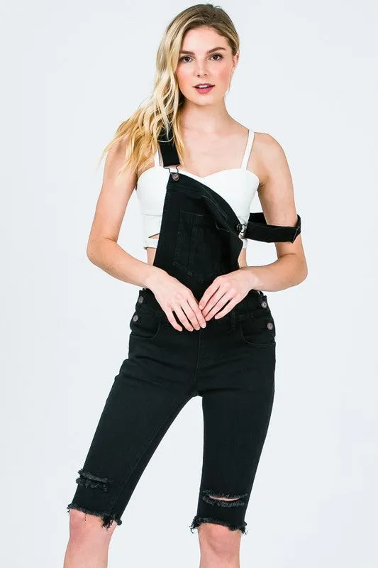 Overall Bermuda shorts