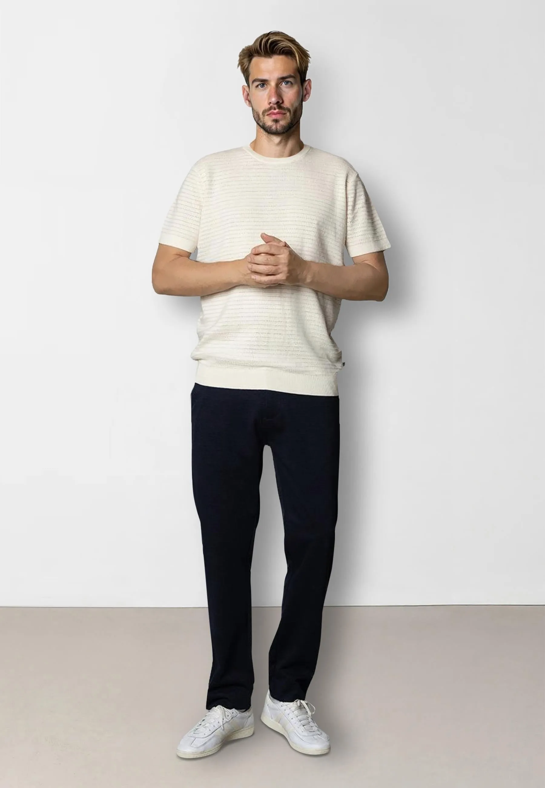 Owen knitted t-shirt - Ecru