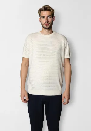 Owen knitted t-shirt - Ecru