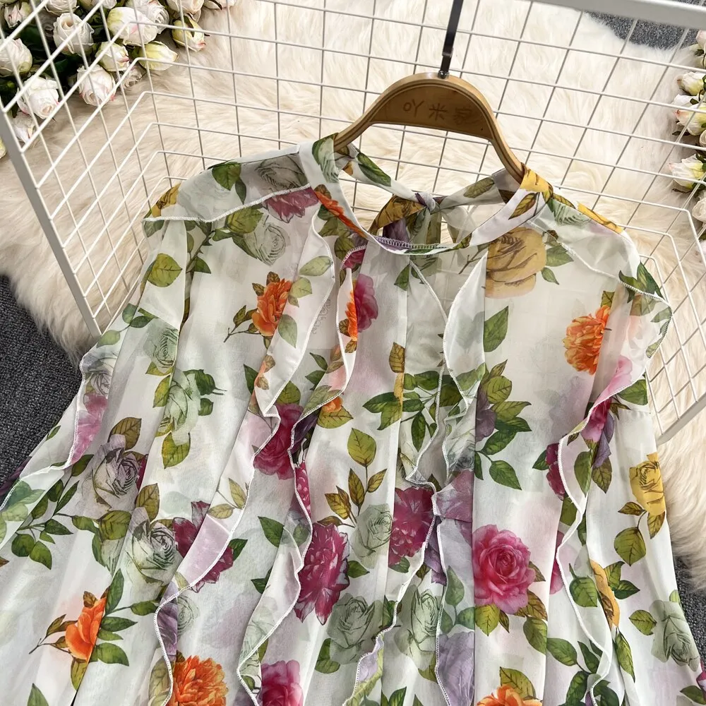 Pixie Floral Print Blouse