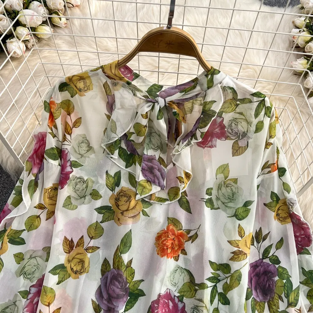 Pixie Floral Print Blouse