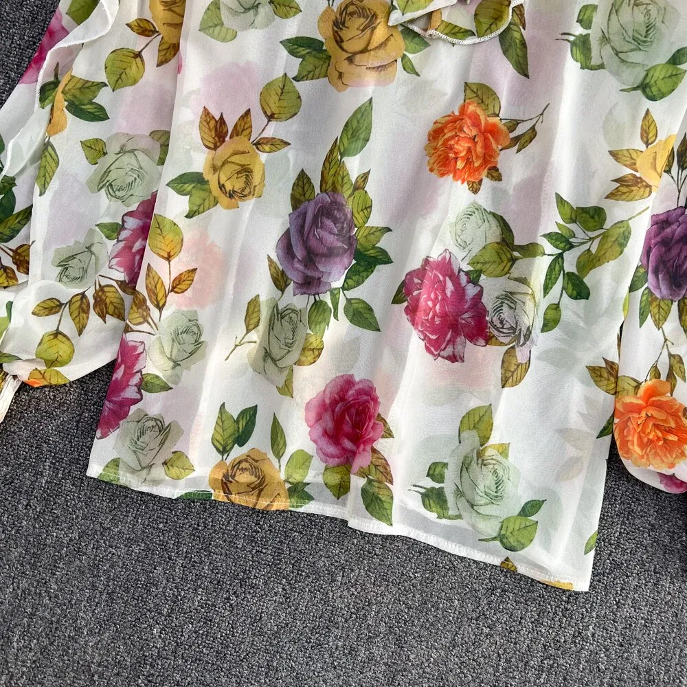 Pixie Floral Print Blouse