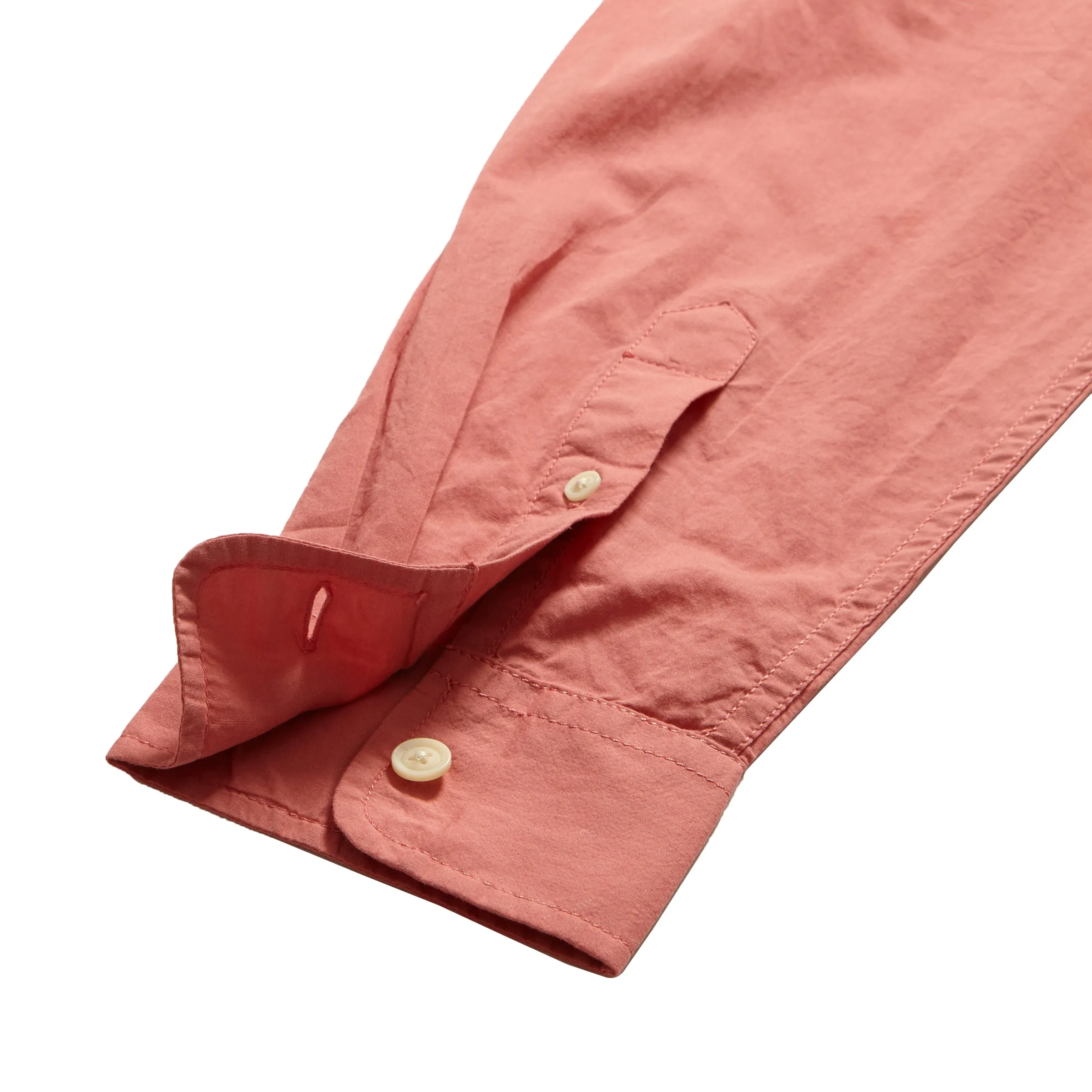 Portofino Featherweight Poplin Shirt - Dusty Cedar