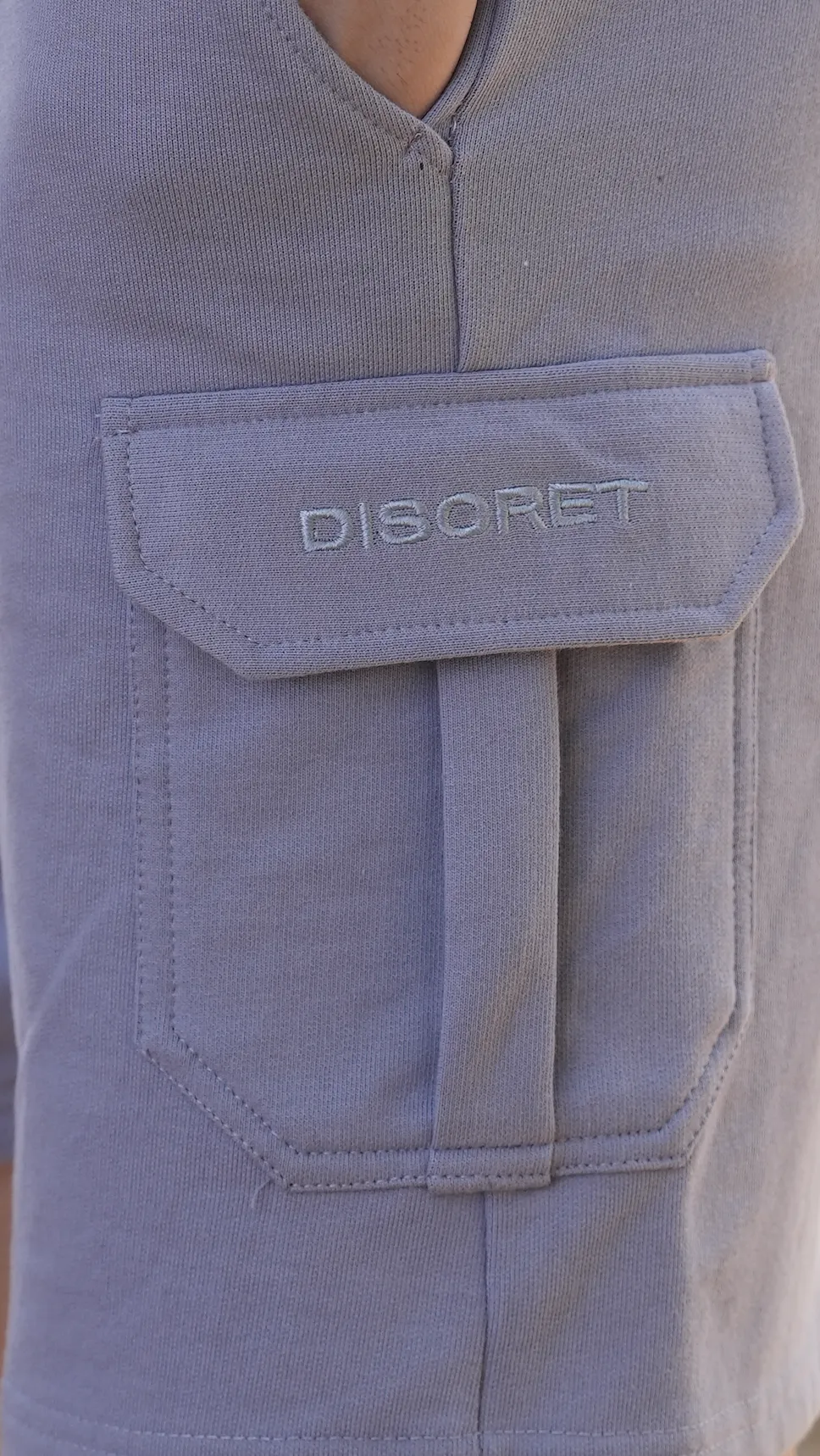 Purple Cargo Shorts