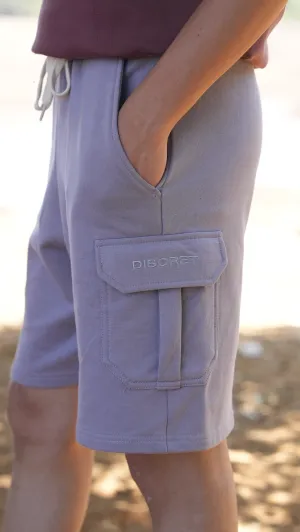 Purple Cargo Shorts