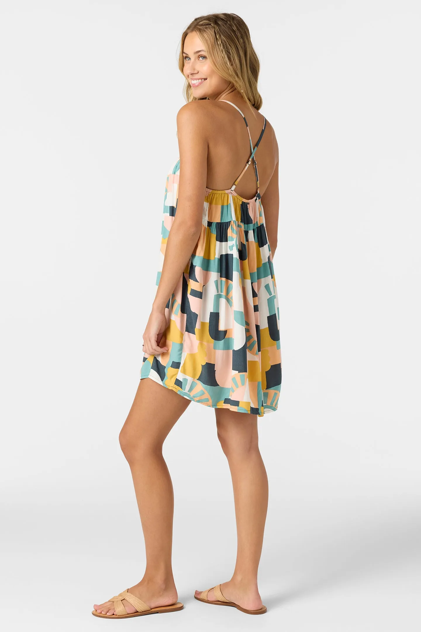 QUINN GEO SHORT DRESS