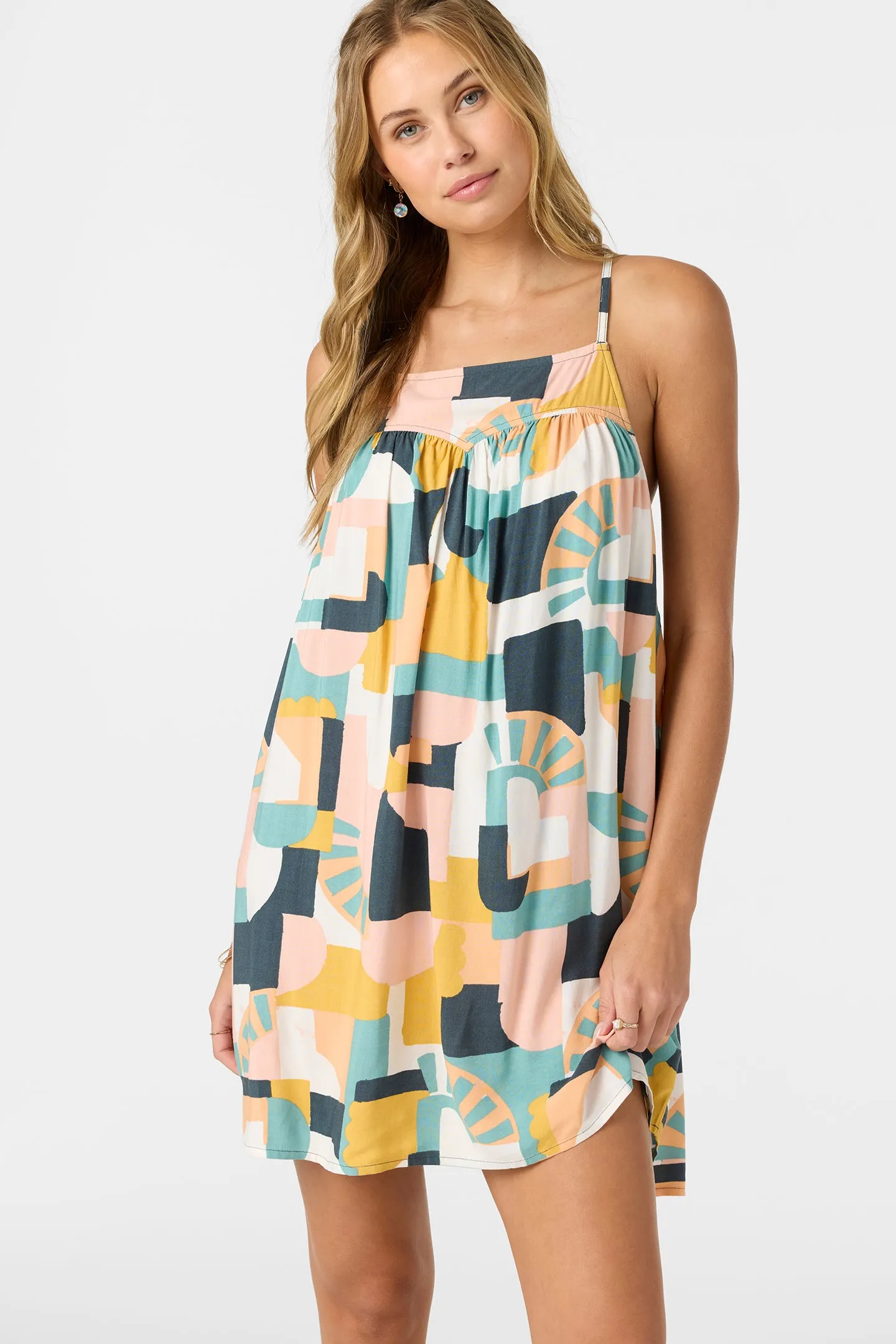 QUINN GEO SHORT DRESS