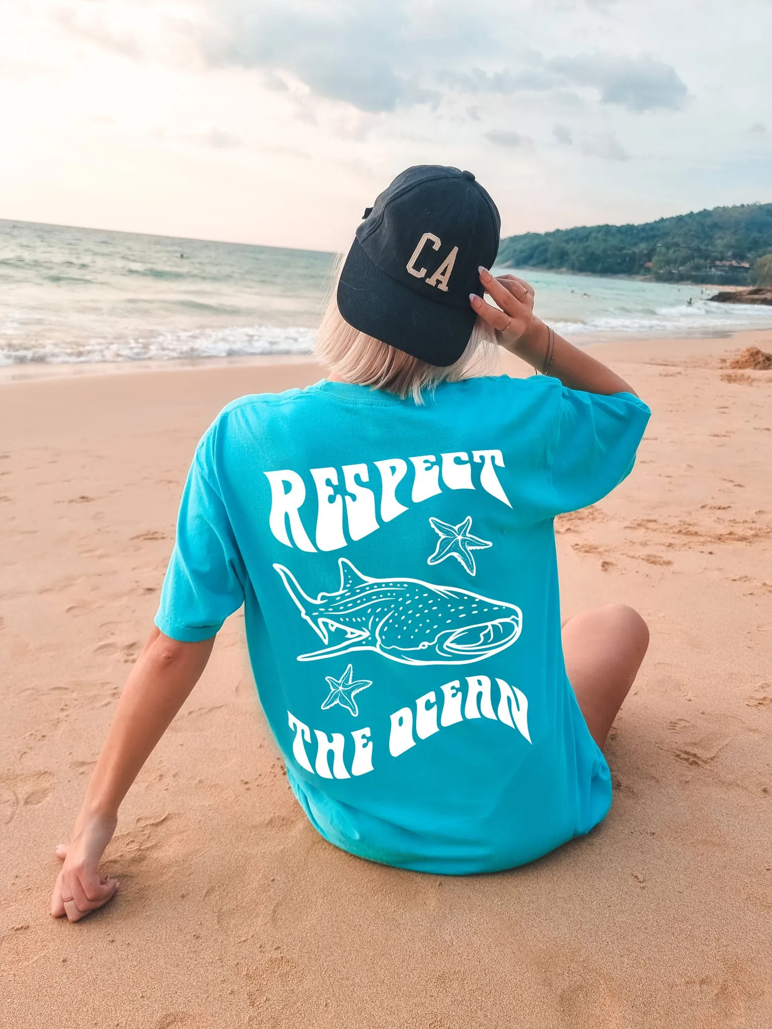 Respect The Ocean Whale Shark Comfort Colors® Tshirt