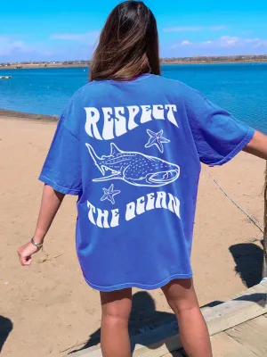 Respect The Ocean Whale Shark Comfort Colors® Tshirt
