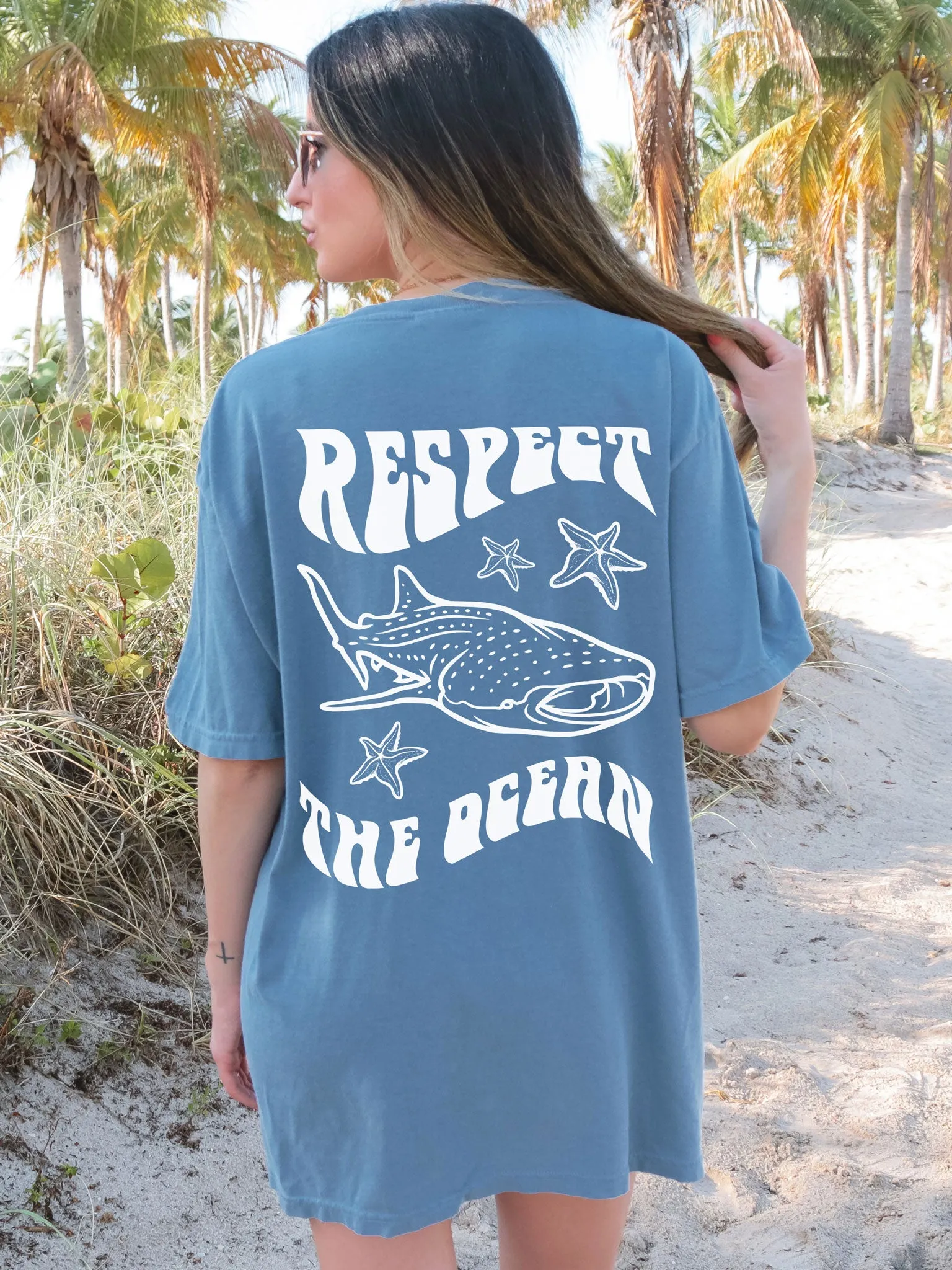 Respect The Ocean Whale Shark Comfort Colors® Tshirt