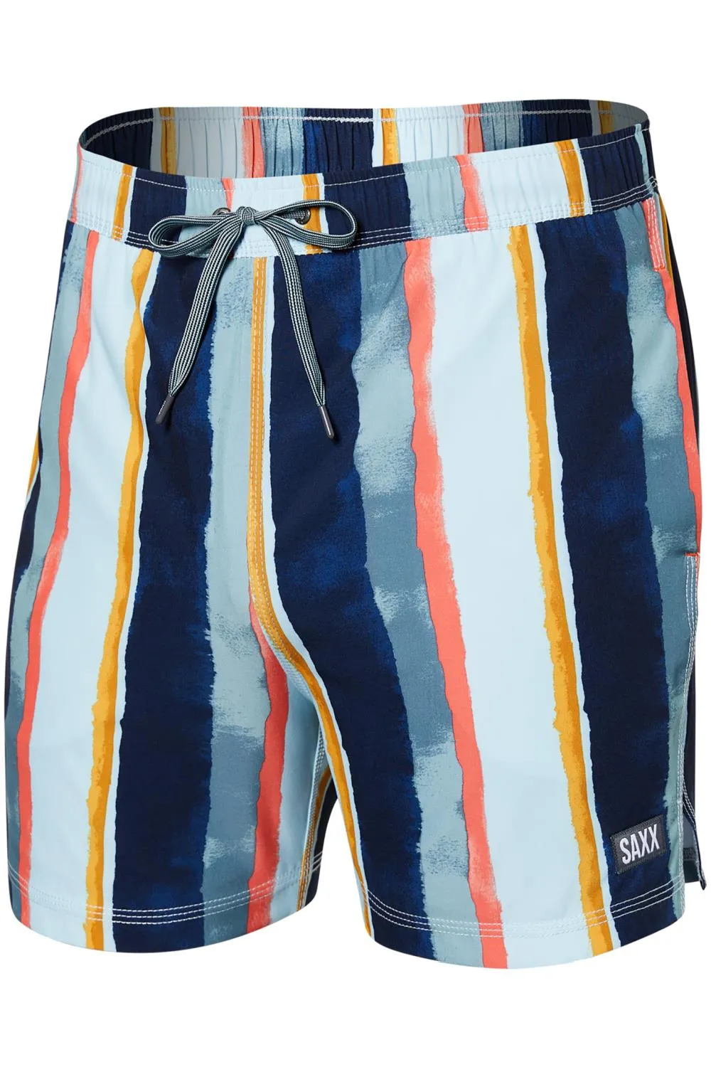 SAXX Oh Buoy 5" Swim Shorts SXSW03L-HSB (H2O Stripe Blue)