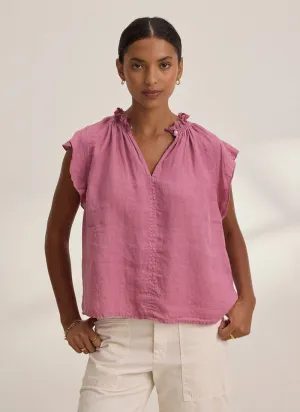 Semira Woven Linen Top