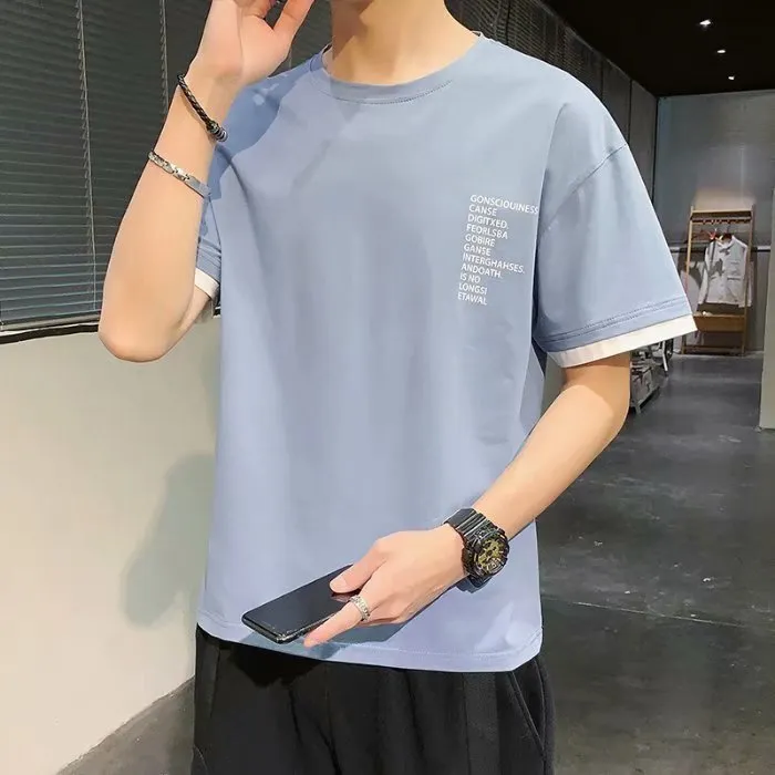Short Sleeve T-Shirt Summer Loose INS Trendy Half Sleeved Tops T-Shirt