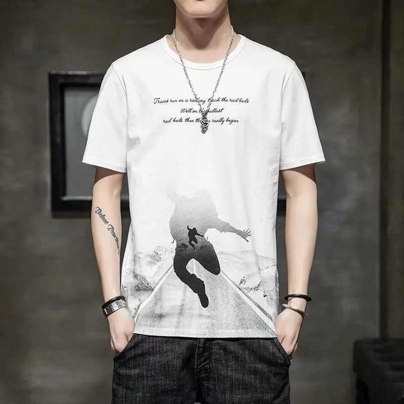 Short Sleeve T-Shirt Summer Loose INS Trendy Half Sleeved Tops T-Shirt