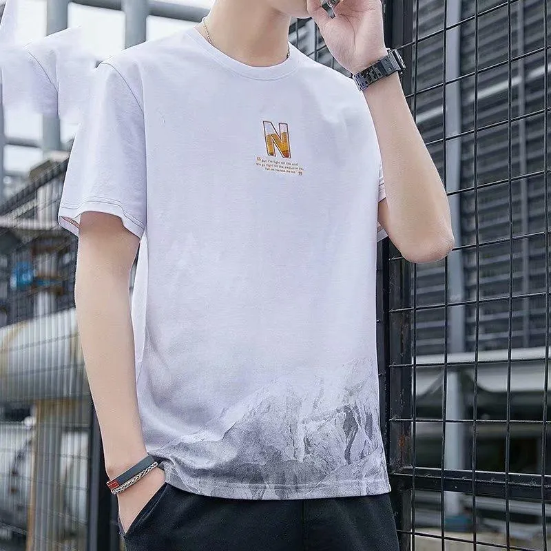 Short Sleeve T-Shirt Summer Loose INS Trendy Half Sleeved Tops T-Shirt