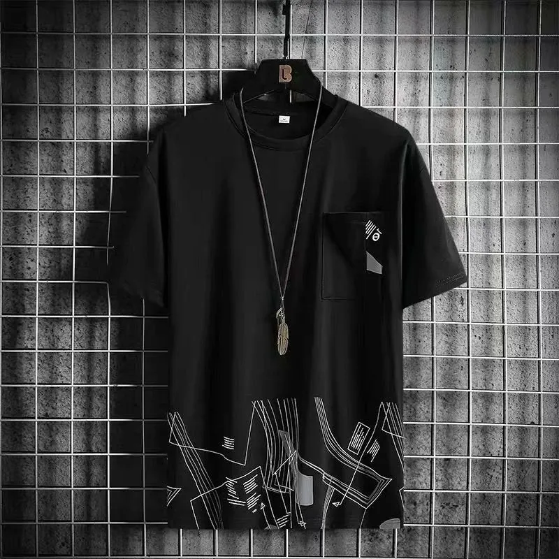 Short Sleeve T-Shirt Summer Loose INS Trendy Half Sleeved Tops T-Shirt