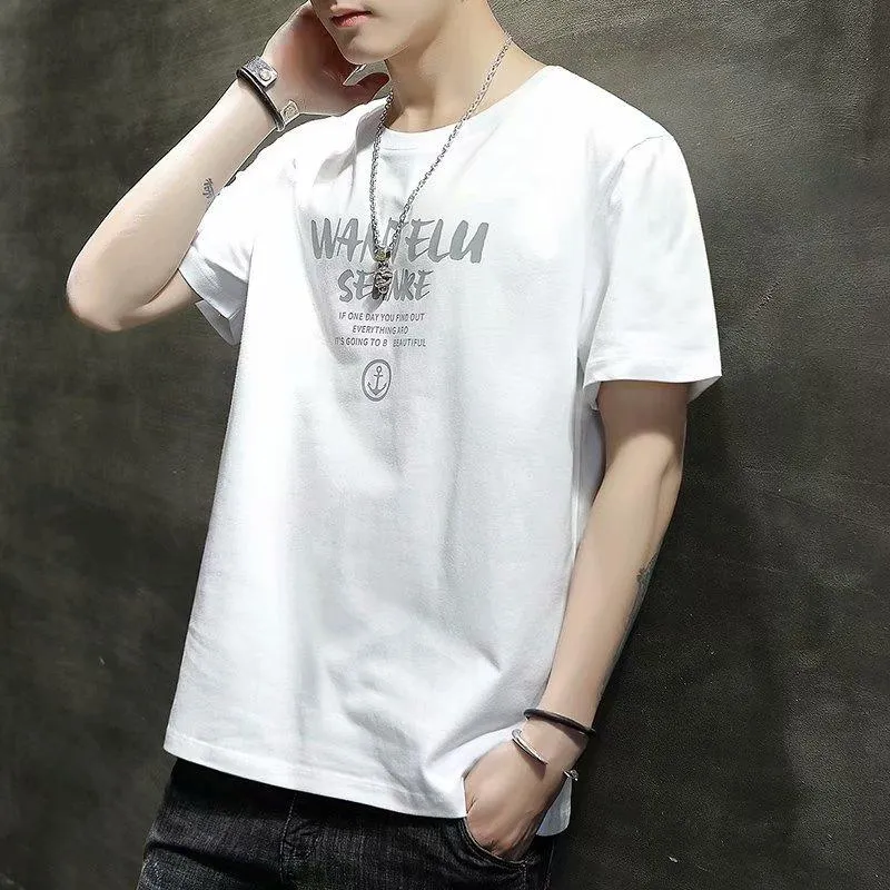 Short Sleeve T-Shirt Summer Loose INS Trendy Half Sleeved Tops T-Shirt