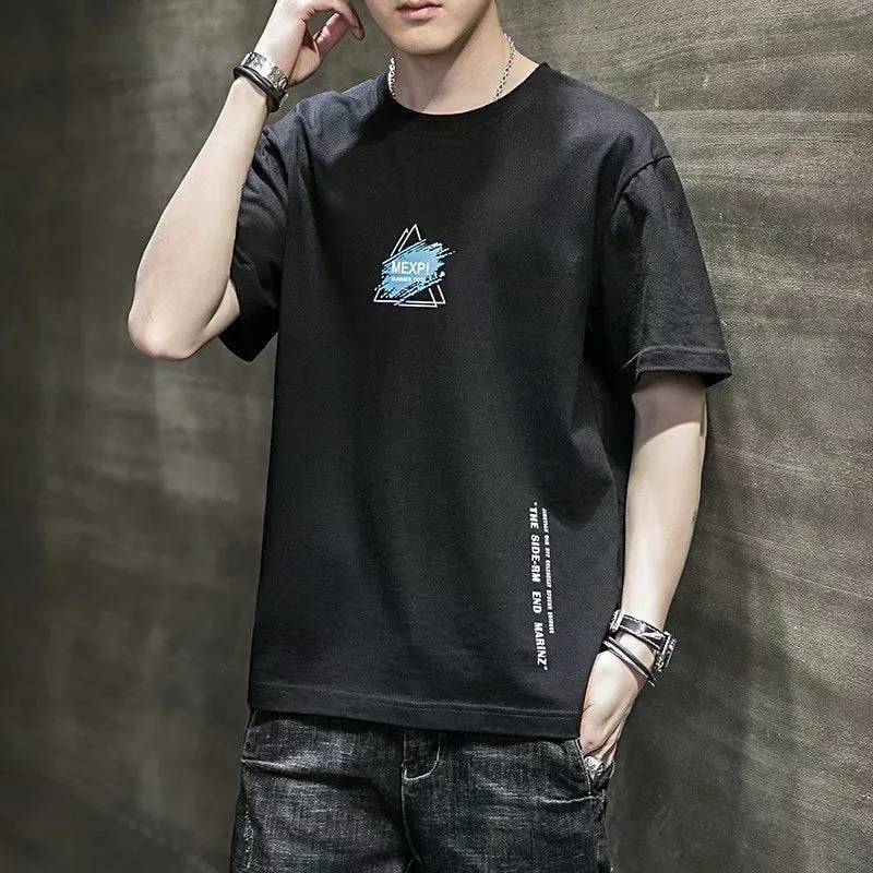 Short Sleeve T-Shirt Summer Loose INS Trendy Half Sleeved Tops T-Shirt