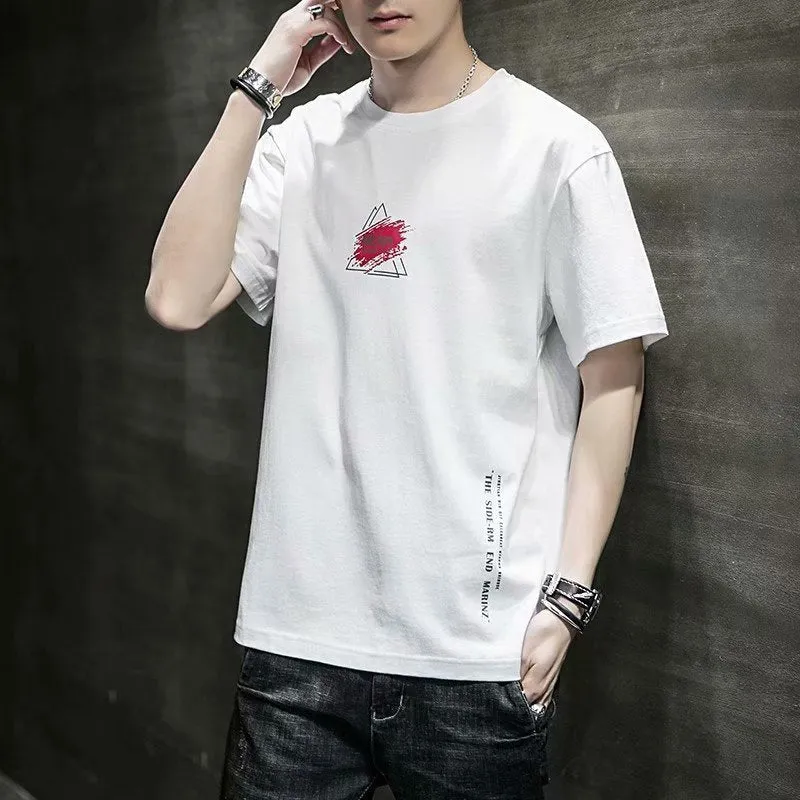 Short Sleeve T-Shirt Summer Loose INS Trendy Half Sleeved Tops T-Shirt