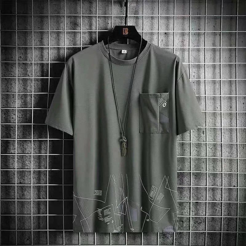 Short Sleeve T-Shirt Summer Loose INS Trendy Half Sleeved Tops T-Shirt