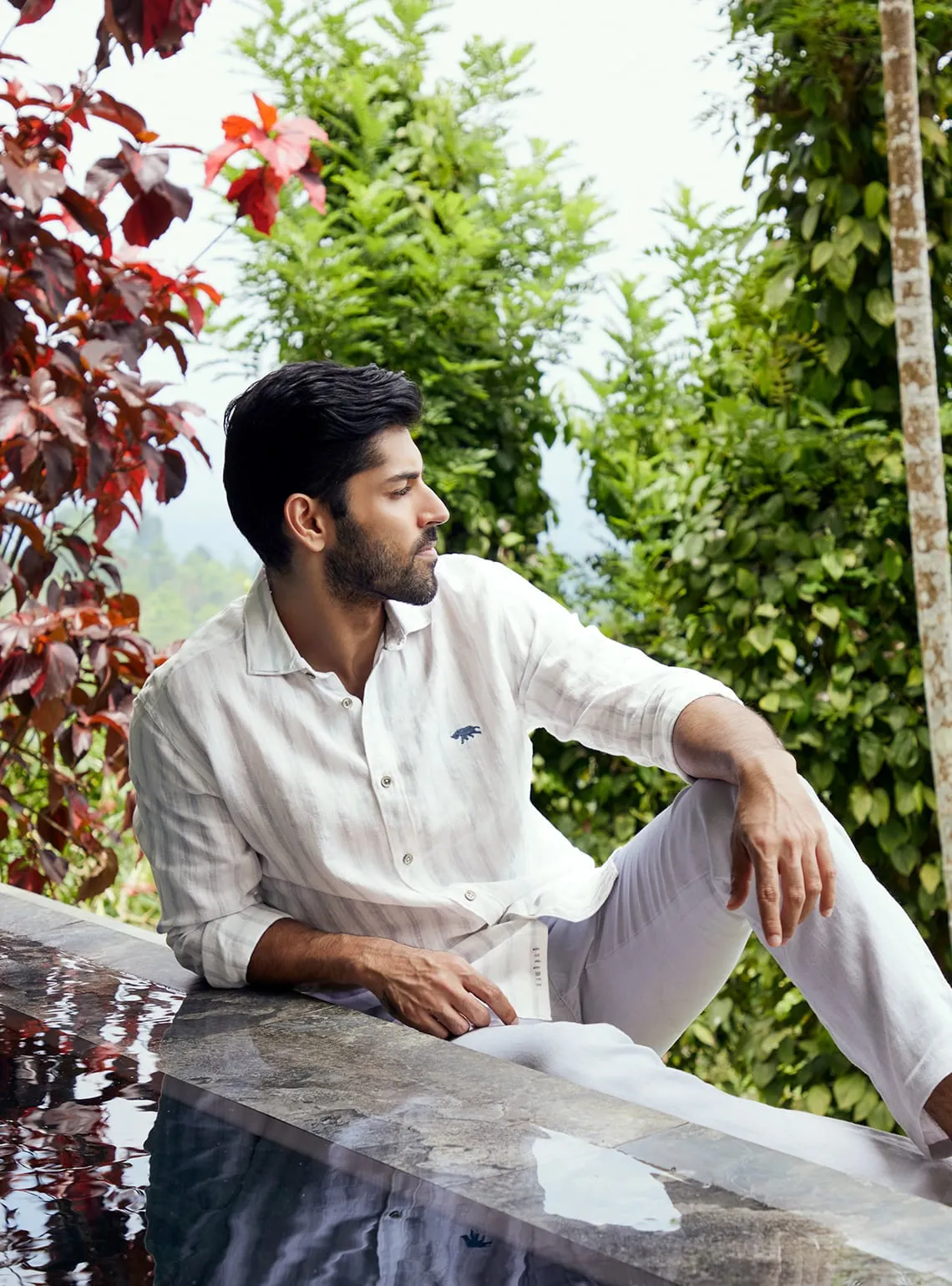 Silver Sand Stripe Shirt