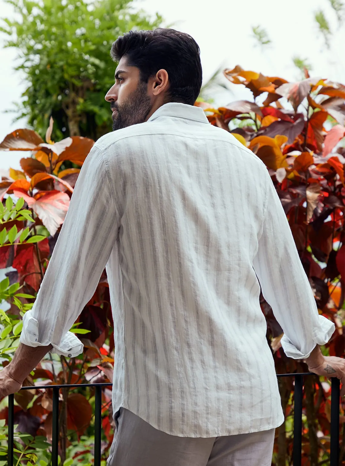 Silver Sand Stripe Shirt