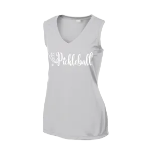 Spider Pickleball | Women’s Sleeveless Pickleball Shirt | 100% Polyester
