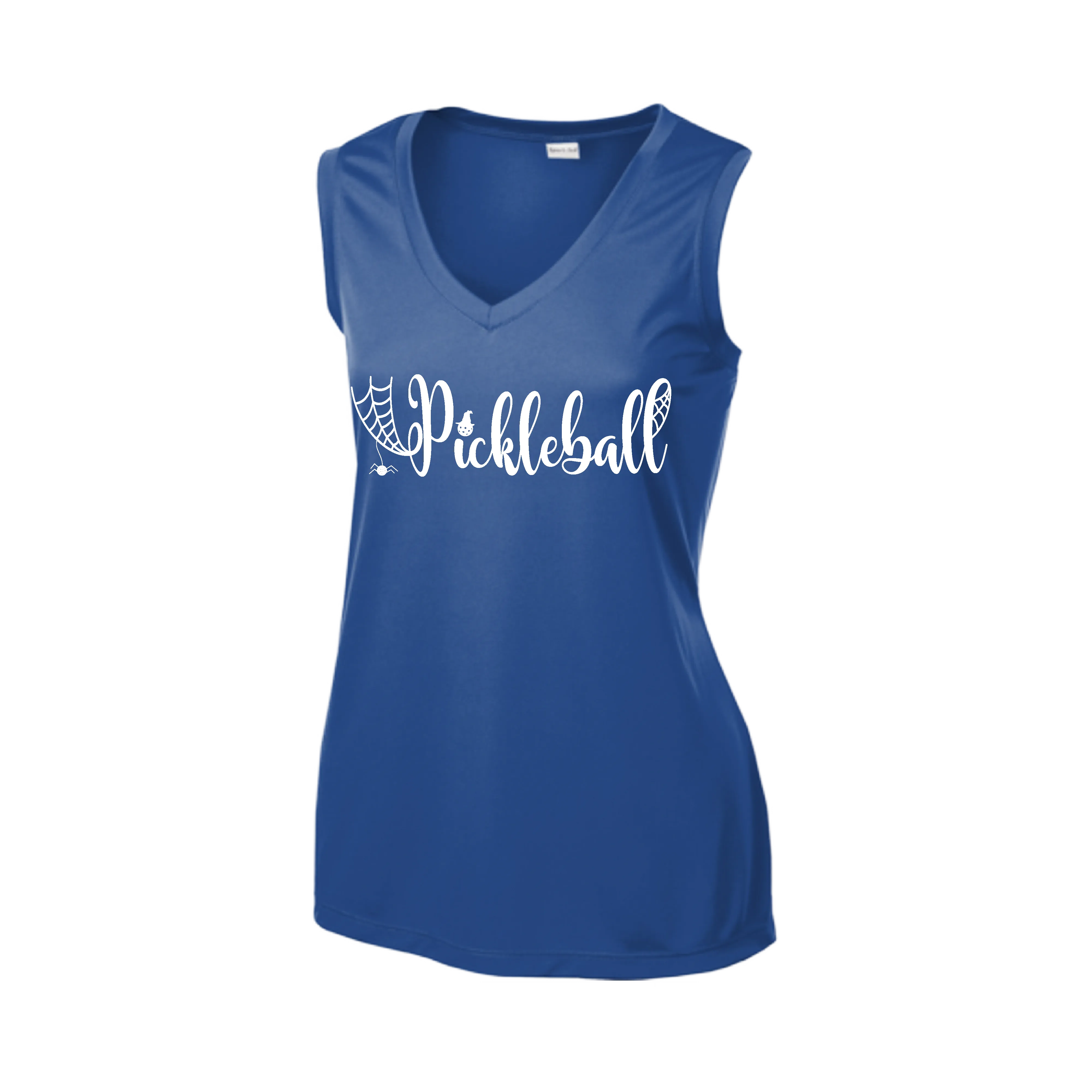 Spider Pickleball | Women’s Sleeveless Pickleball Shirt | 100% Polyester