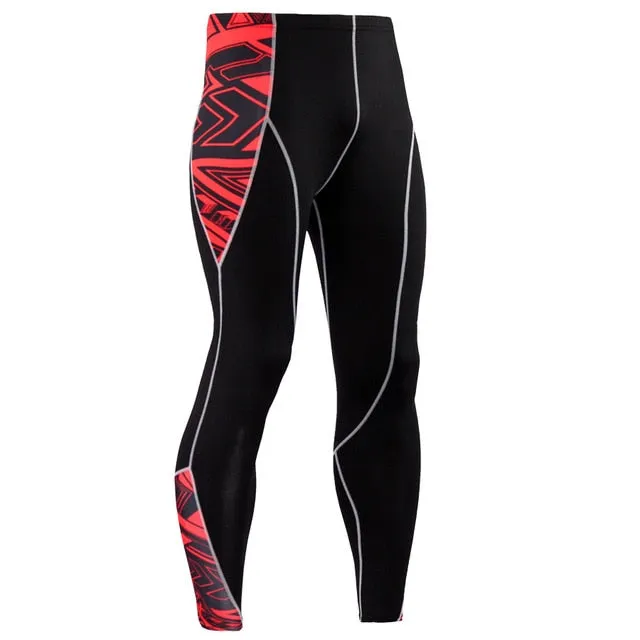 Sportwear Rashgard Sport Shirt Men Compression Pants Punisher Gym