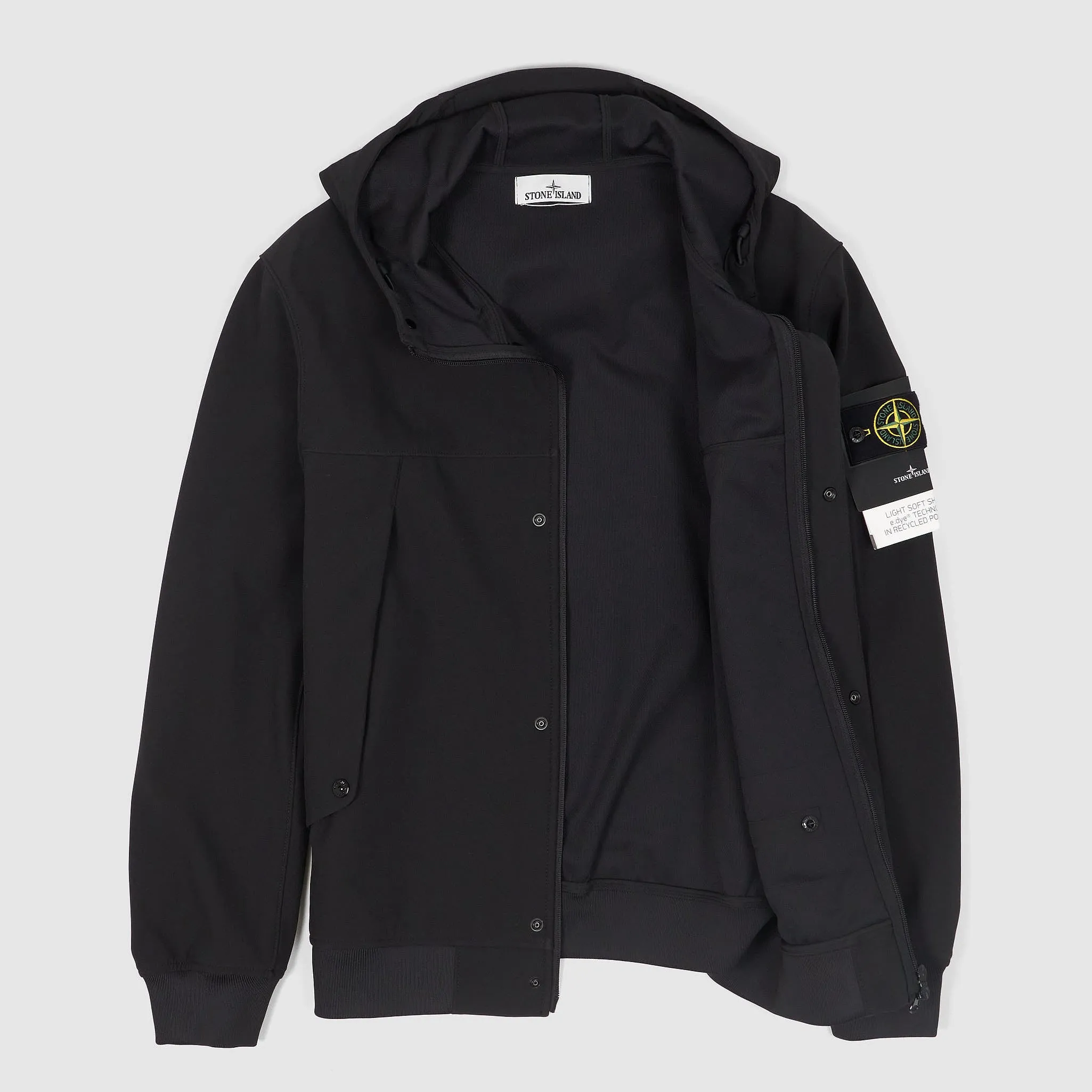 Stone Island Hooded Light Soft Shell R_E.DYE® Tech Jacket