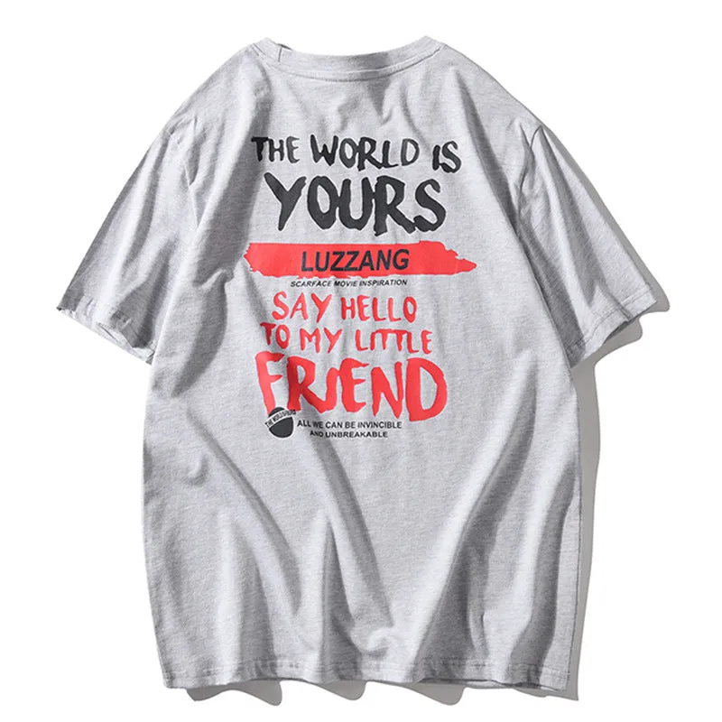 Summer Short Sleeve T-Shirt Trendy Loose Matching Tops Cotton T-Shirt