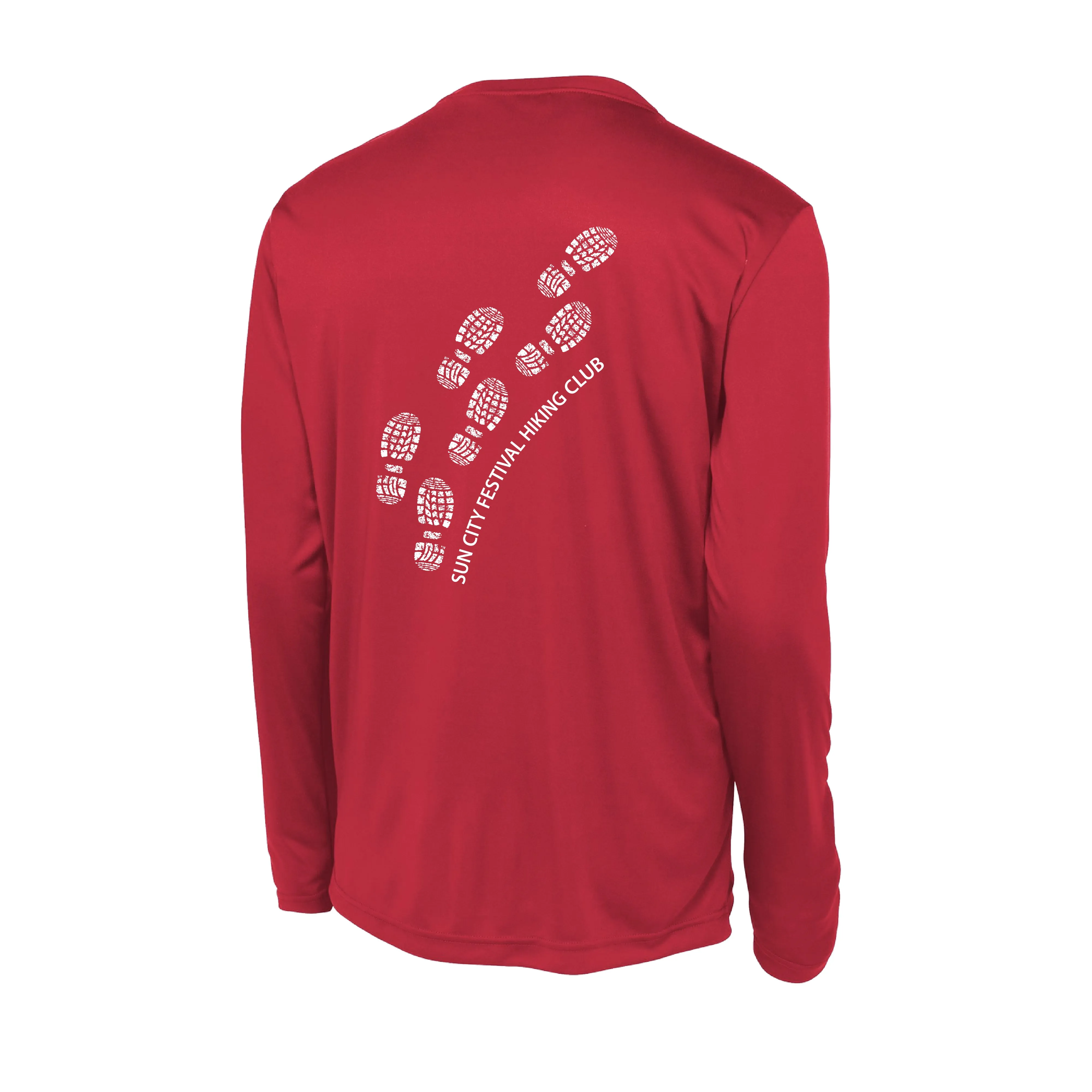 Sun City Festival Hiking Club | Clearance Men's Long Sleeve Athletic Shirt | 100% Polyester