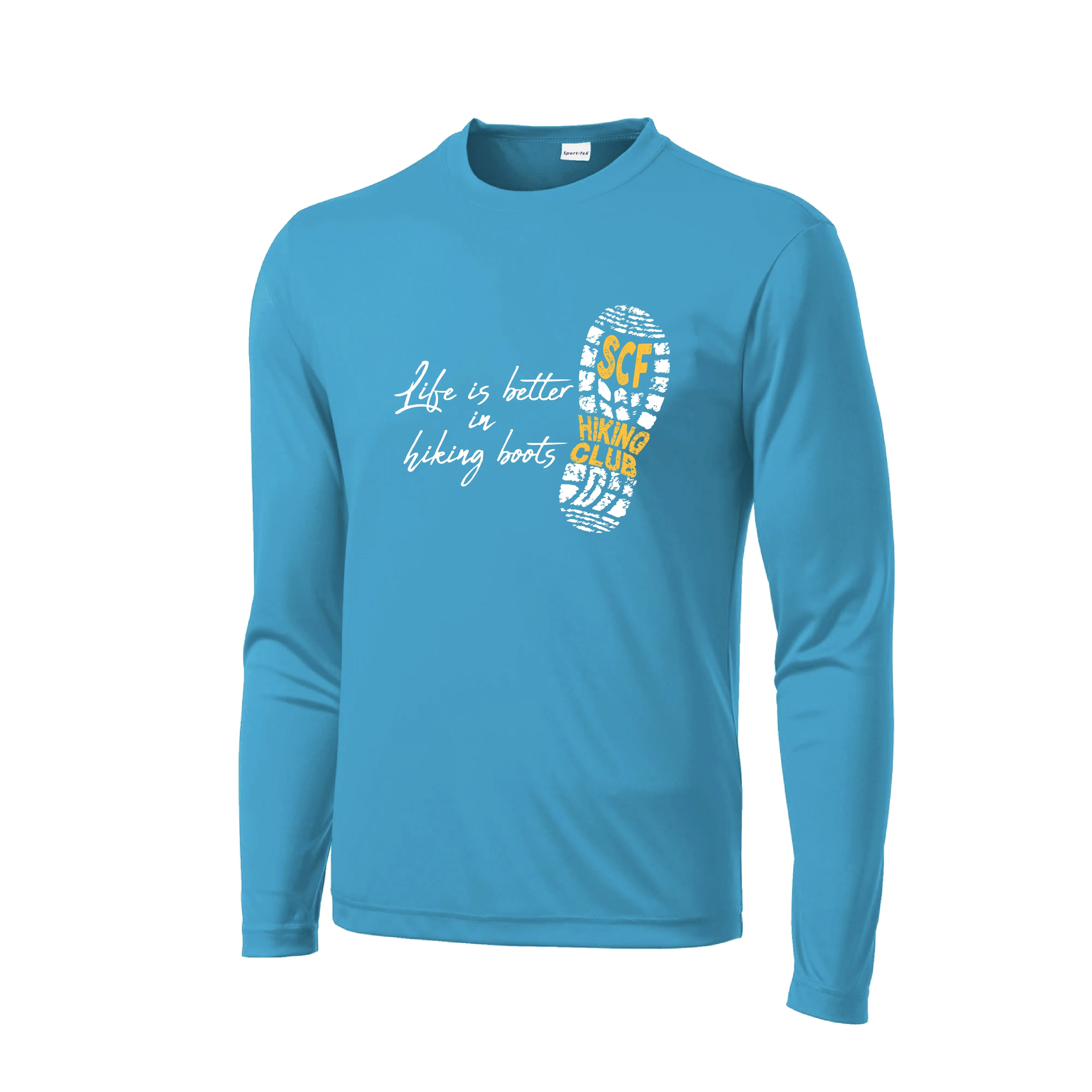 Sun City Festival Hiking Club | Clearance Men's Long Sleeve Athletic Shirt | 100% Polyester