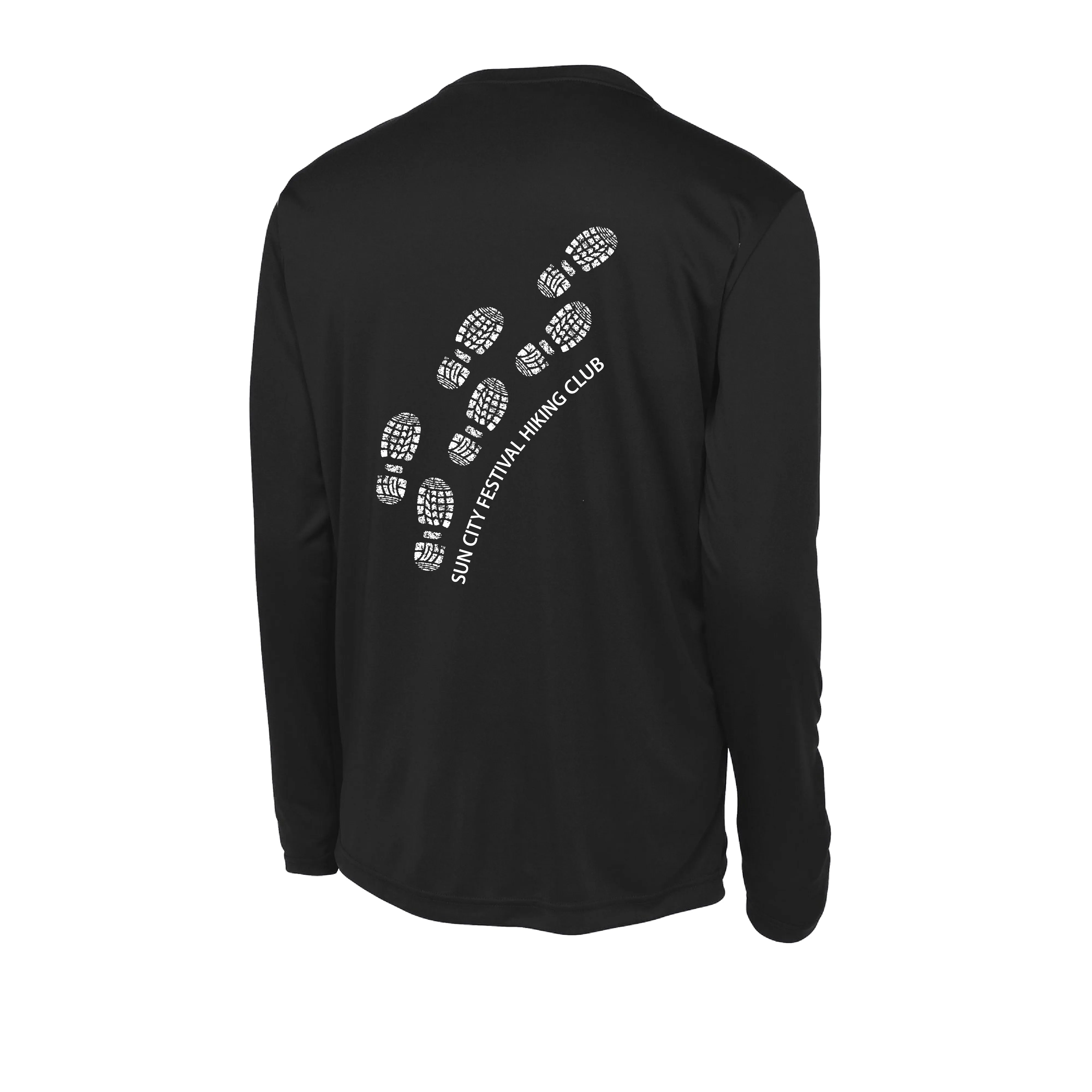 Sun City Festival Hiking Club | Clearance Men's Long Sleeve Athletic Shirt | 100% Polyester