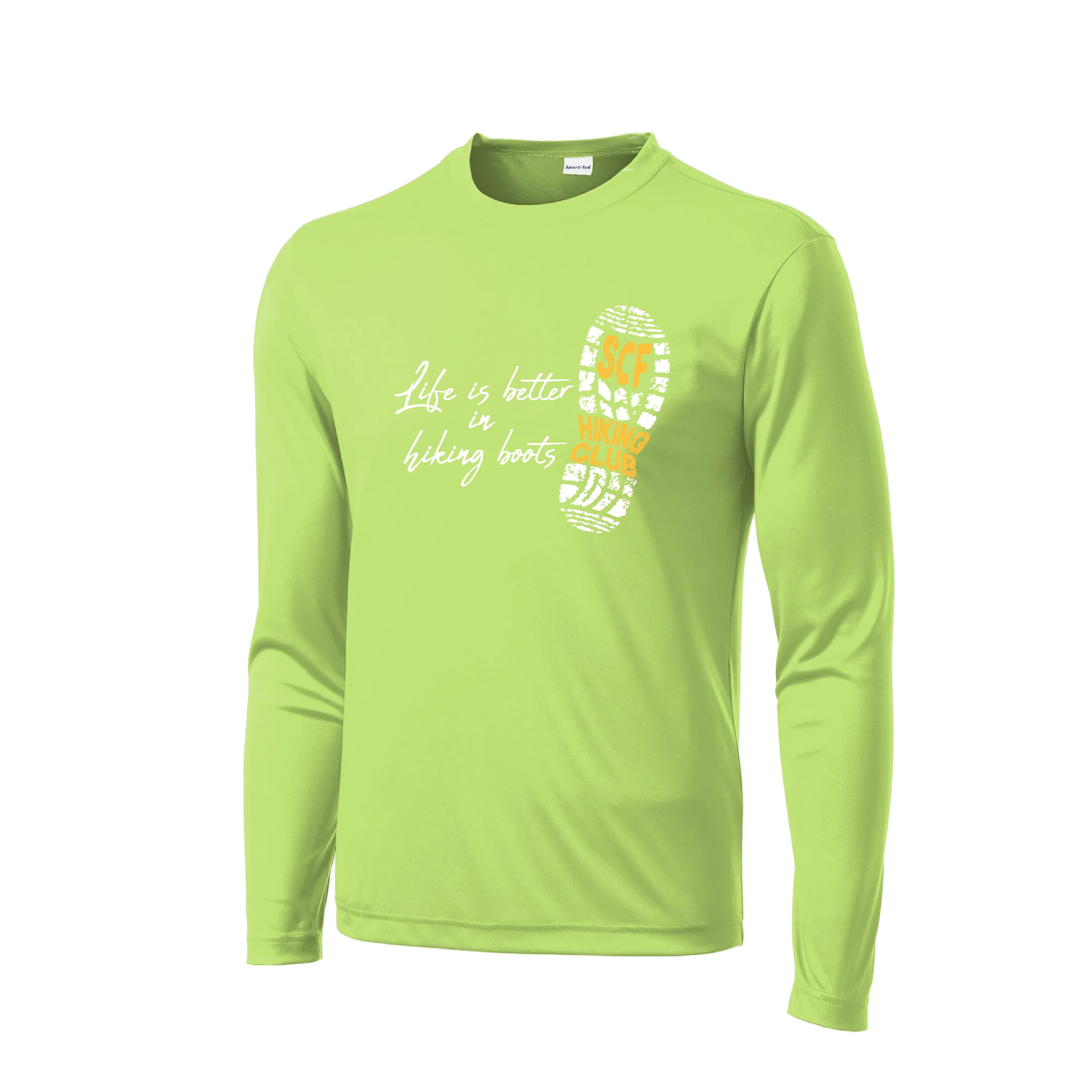 Sun City Festival Hiking Club | Clearance Men's Long Sleeve Athletic Shirt | 100% Polyester