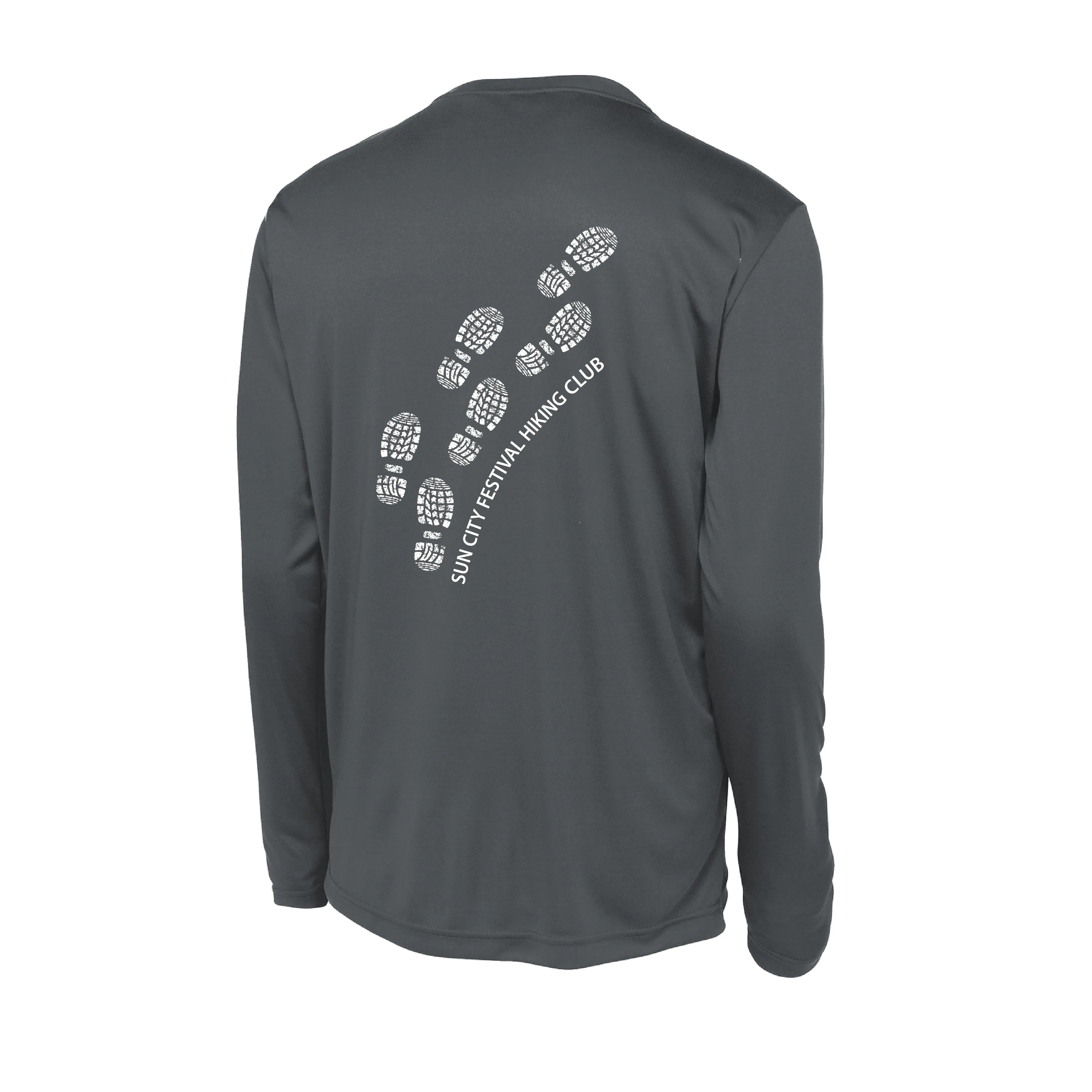 Sun City Festival Hiking Club | Clearance Men's Long Sleeve Athletic Shirt | 100% Polyester