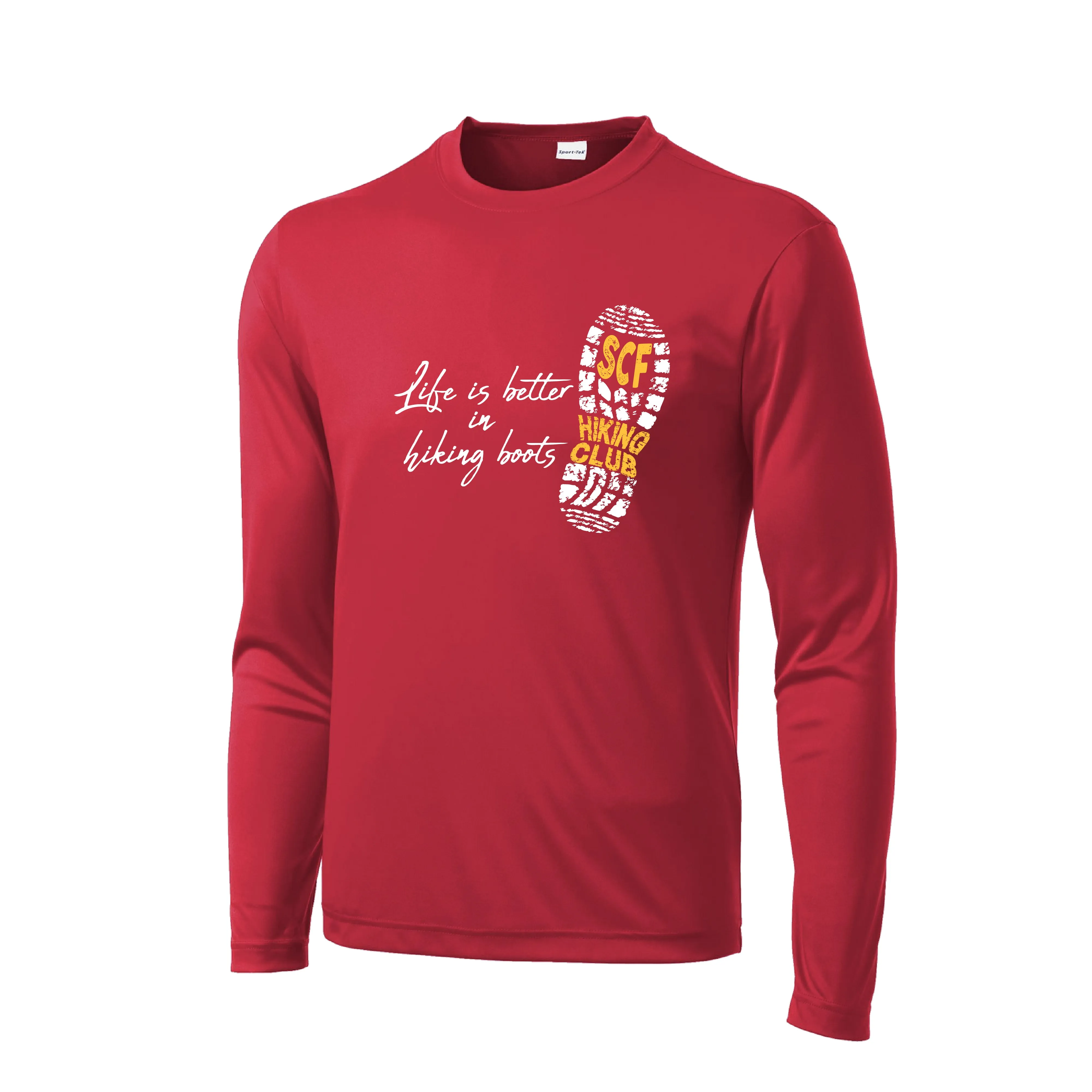 Sun City Festival Hiking Club | Clearance Men's Long Sleeve Athletic Shirt | 100% Polyester