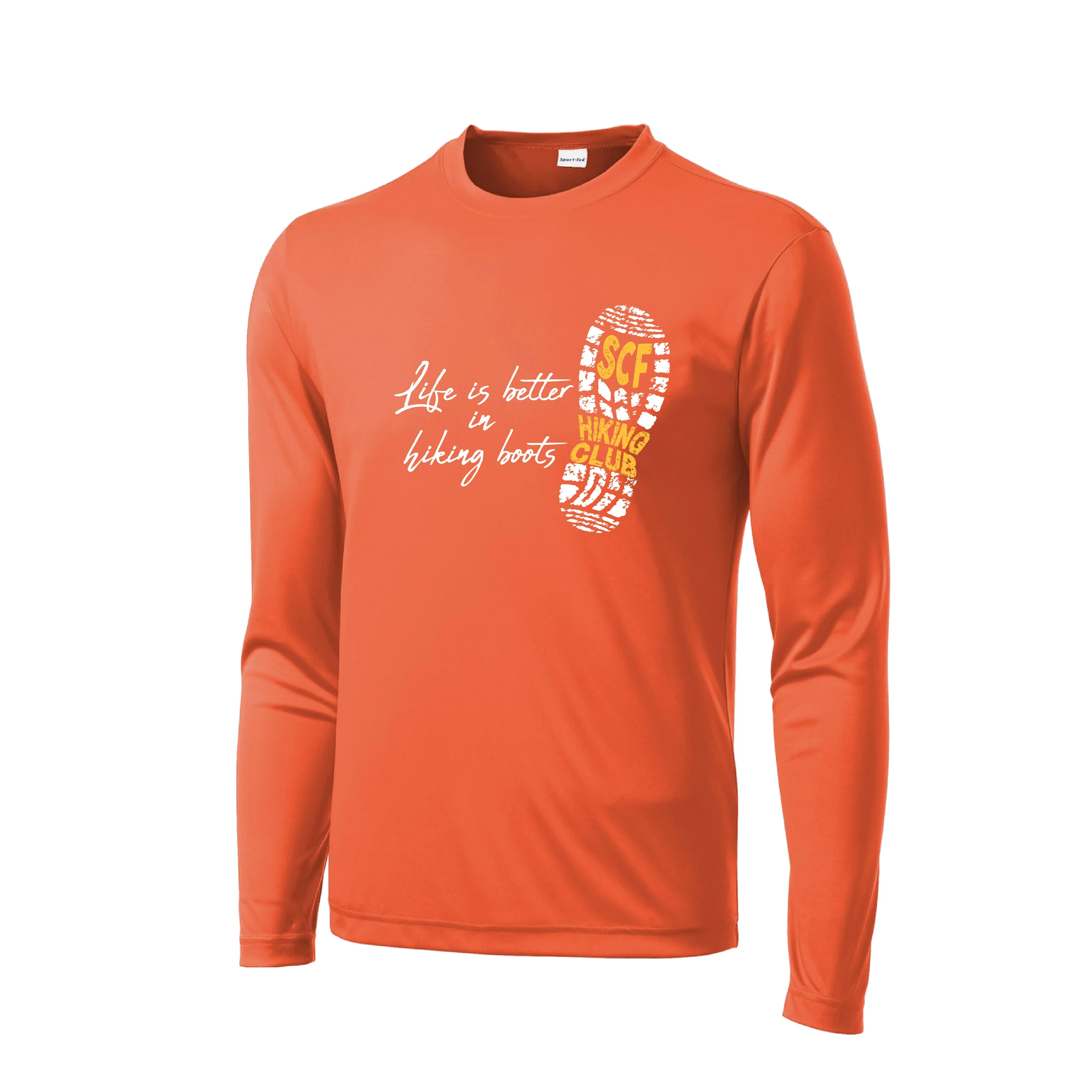 Sun City Festival Hiking Club | Clearance Men's Long Sleeve Athletic Shirt | 100% Polyester