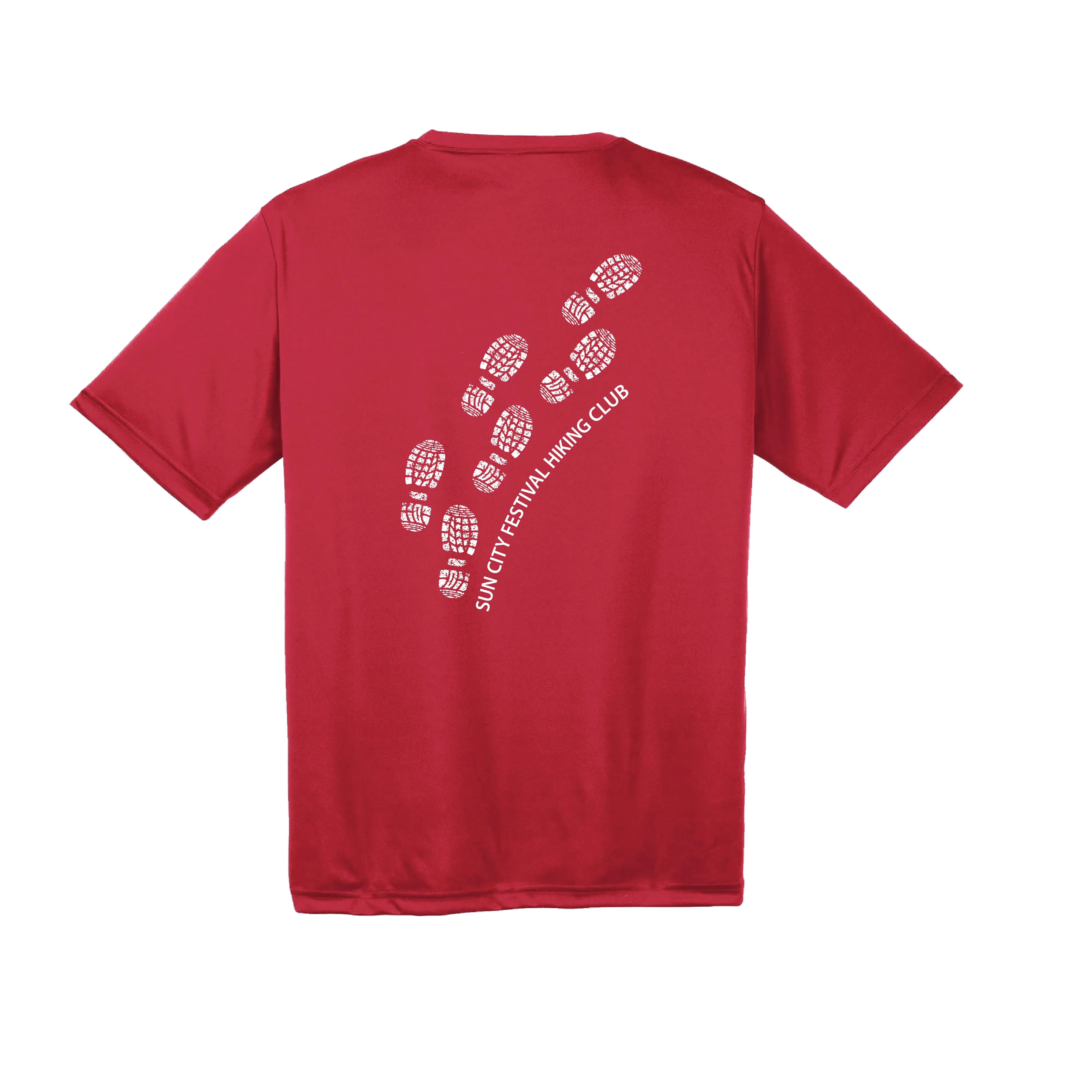 Sun City Festival Hiking Club | Men's Short Sleeve Athletic Shirt | 100% Polyester