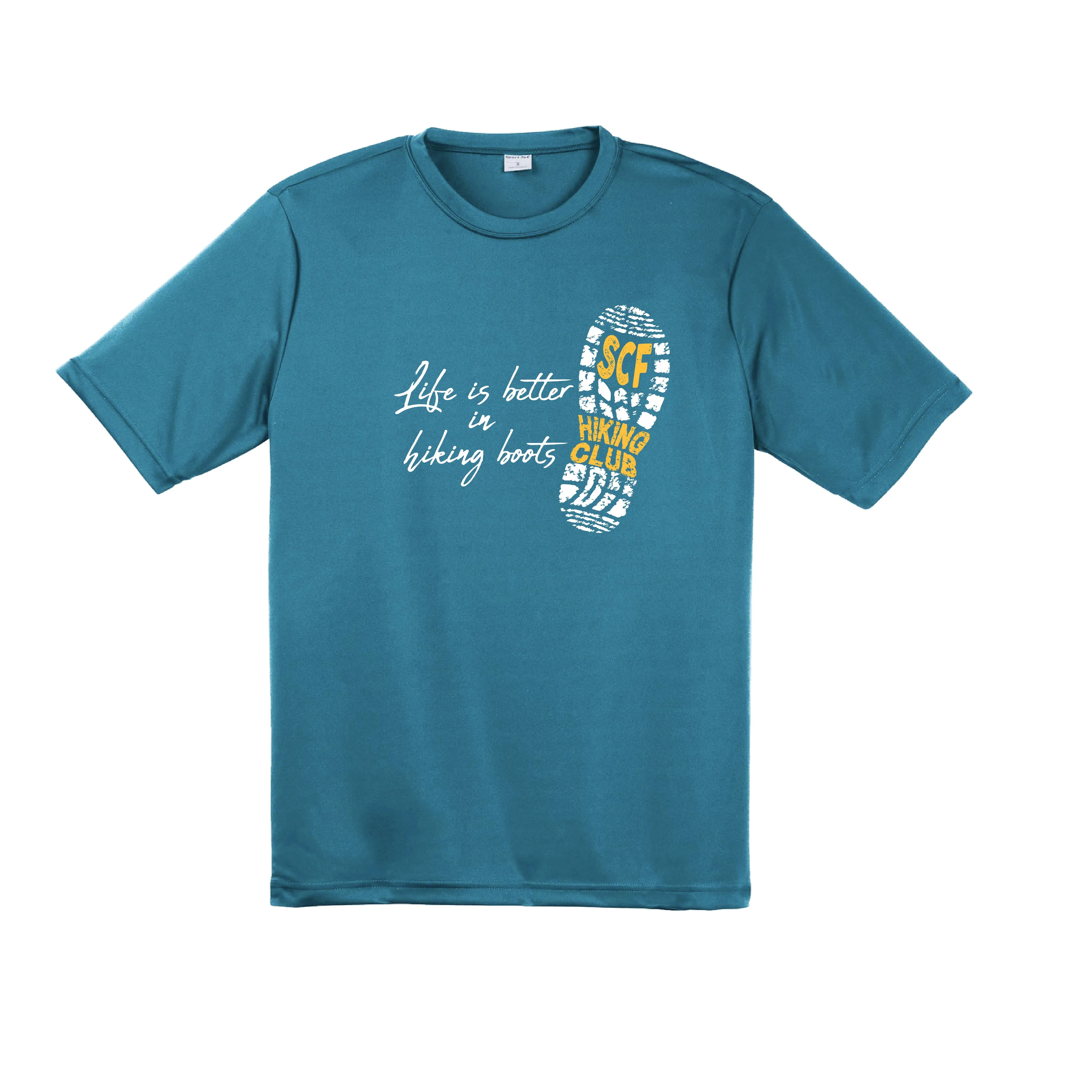 Sun City Festival Hiking Club | Men's Short Sleeve Athletic Shirt | 100% Polyester