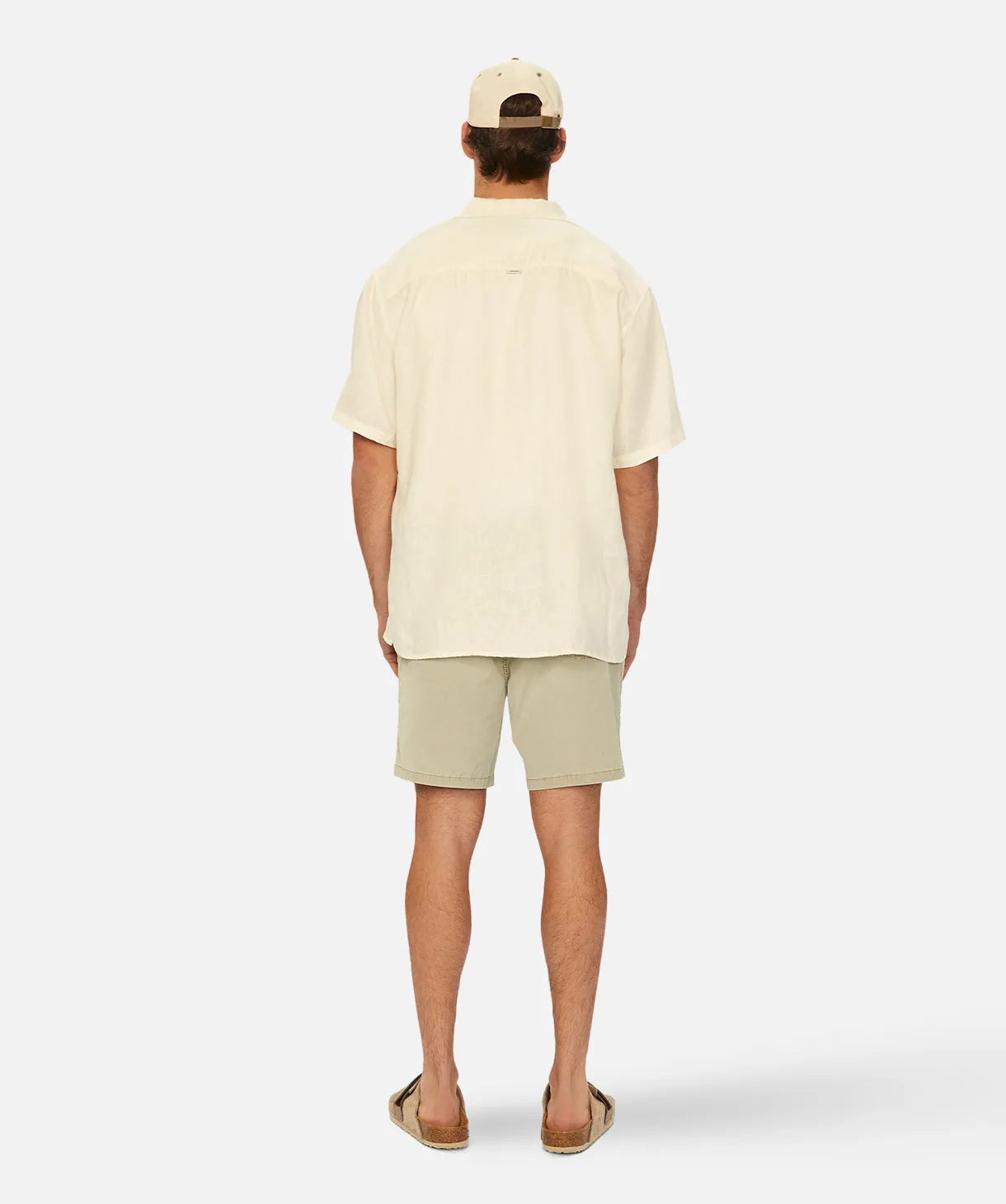 The Del Sur Linen S/s Shirt - YD Cream