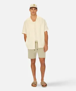 The Del Sur Linen S/s Shirt - YD Cream