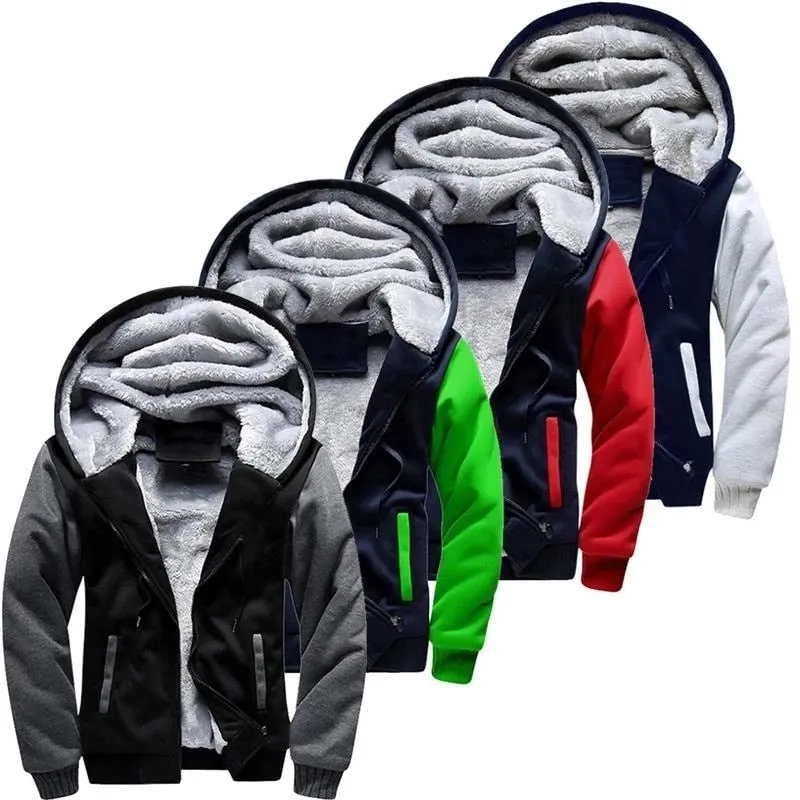 Thick Parka Velvet Windproof Coats