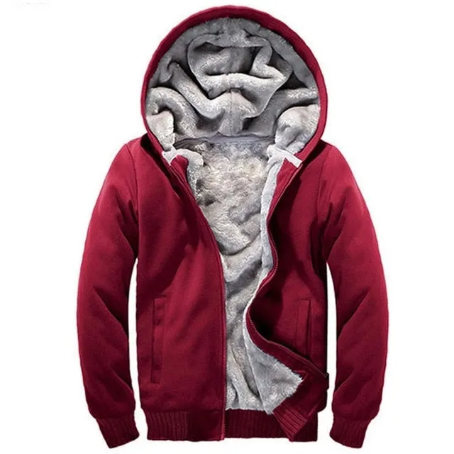Thick Parka Velvet Windproof Coats
