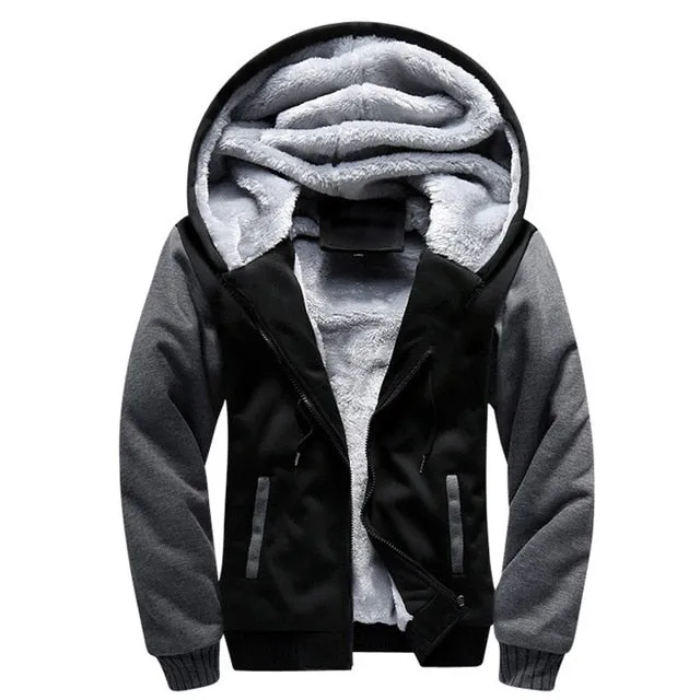 Thick Parka Velvet Windproof Coats