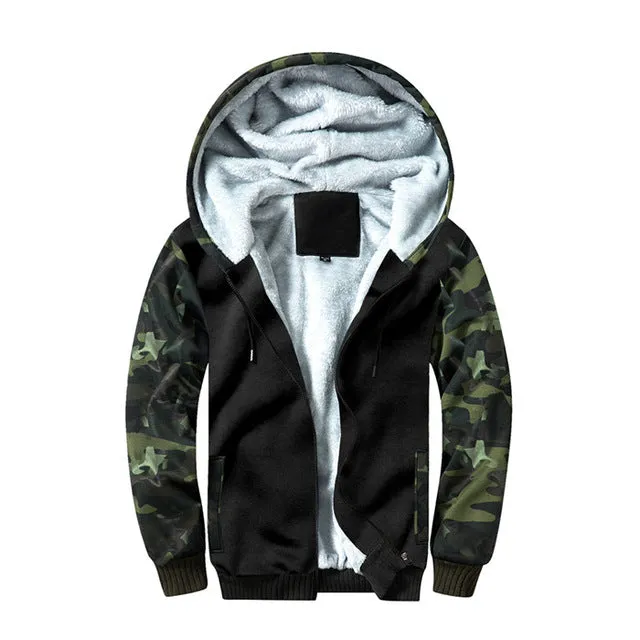 Thick Parka Velvet Windproof Coats