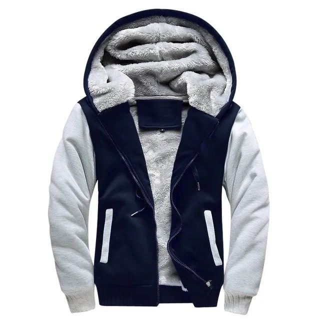 Thick Parka Velvet Windproof Coats