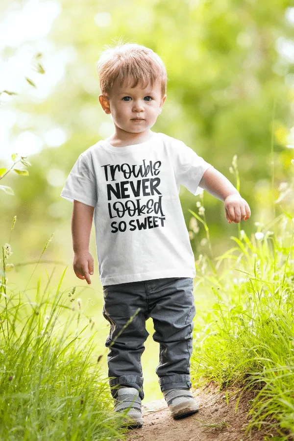 Trouble Never Looked So Good - Youth shirt