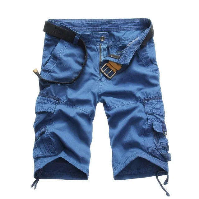 West Louis Men's Comfortable Camo Cargo Shorts